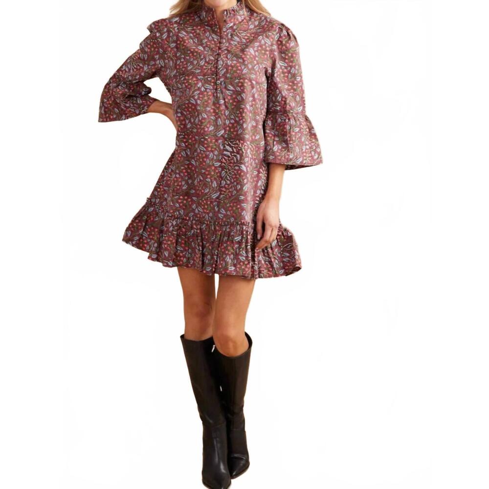 NEW DOUBLE A chelsea dress in climbing floral